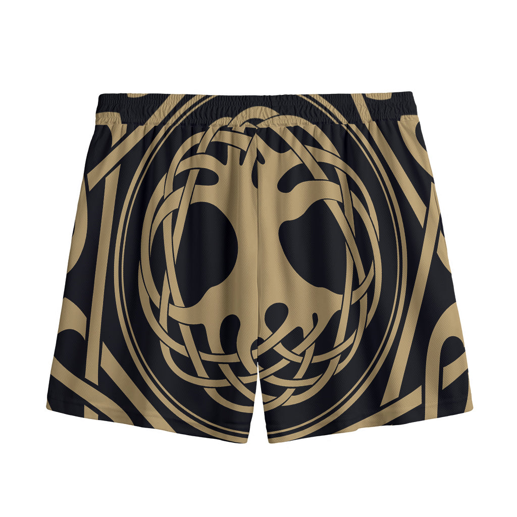 Viking Tree Of Life Print Mesh Shorts