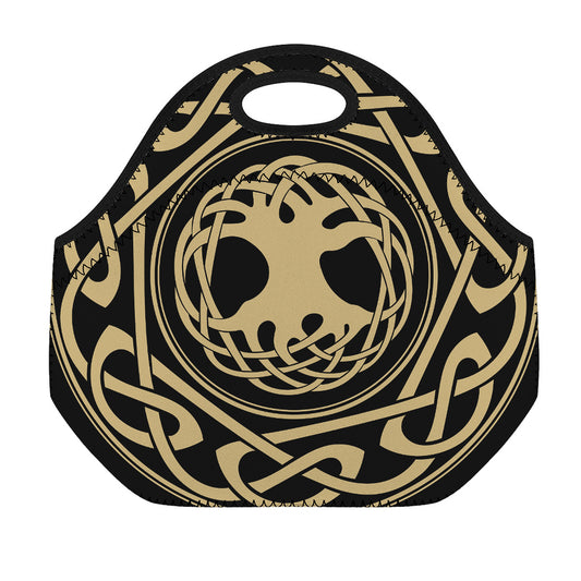 Viking Tree Of Life Print Neoprene Lunch Bag