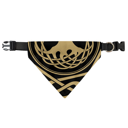 Viking Tree Of Life Print Over The Collar Dog Bandana