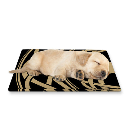 Viking Tree Of Life Print Pet Cooling Mat Cover