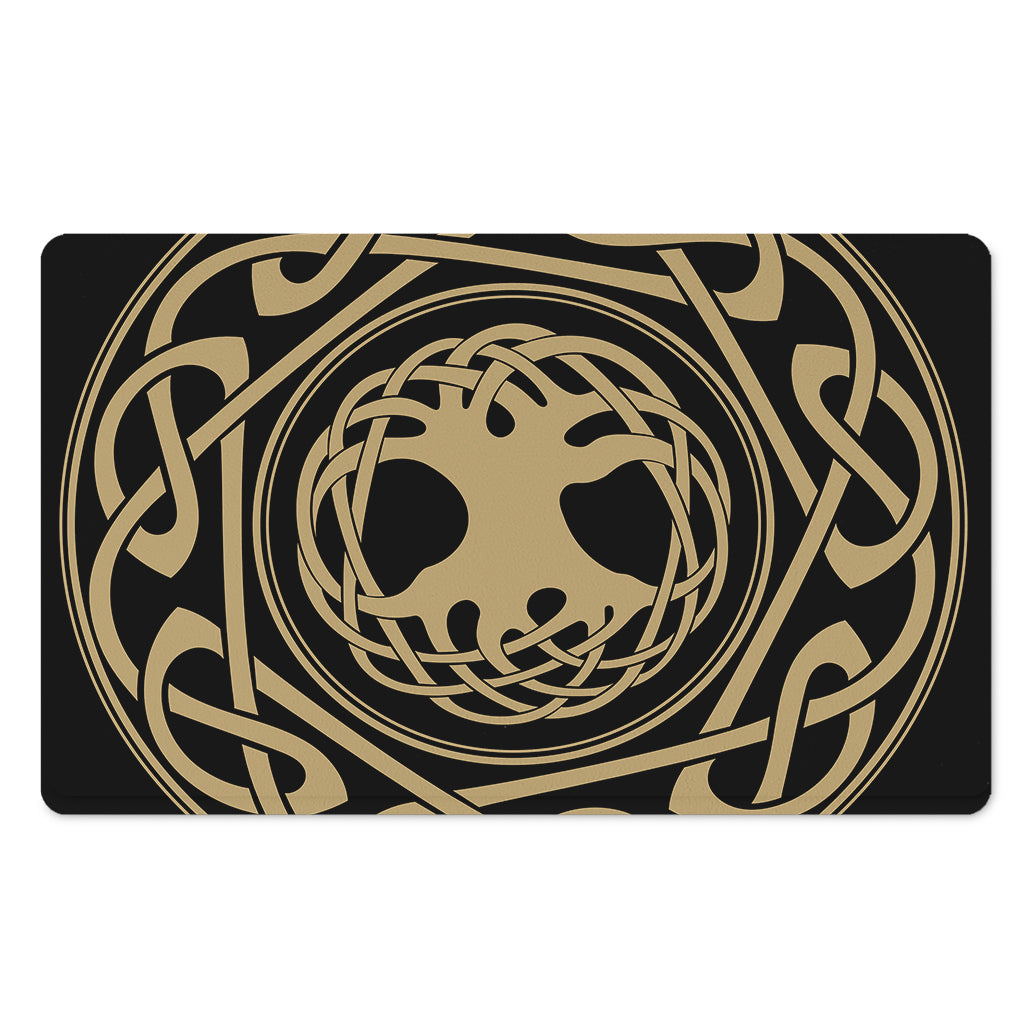 Viking Tree Of Life Print Polyester Doormat