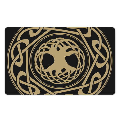 Viking Tree Of Life Print Polyester Doormat