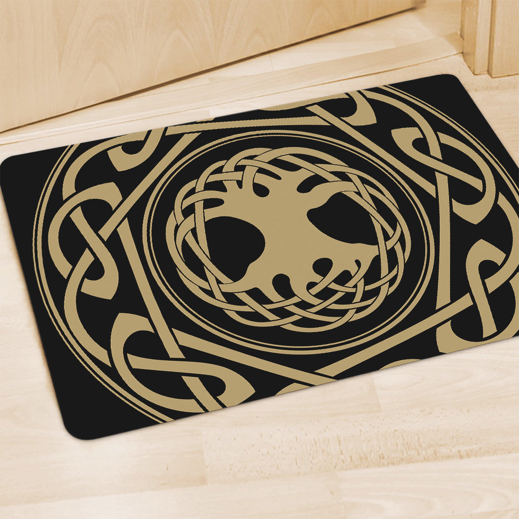 Viking Tree Of Life Print Polyester Doormat