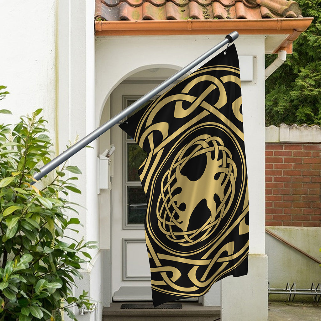 Viking Tree Of Life Print Polyester Flag