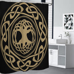 Viking Tree Of Life Print Premium Shower Curtain