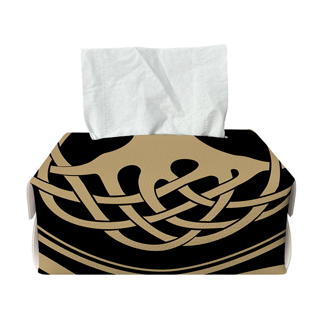 Viking Tree Of Life Print Rectangle Tissue Box Cover