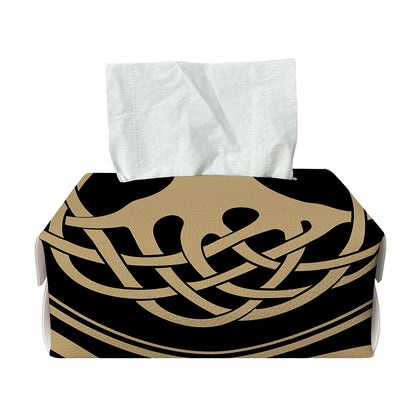 Viking Tree Of Life Print Rectangle Tissue Box Cover