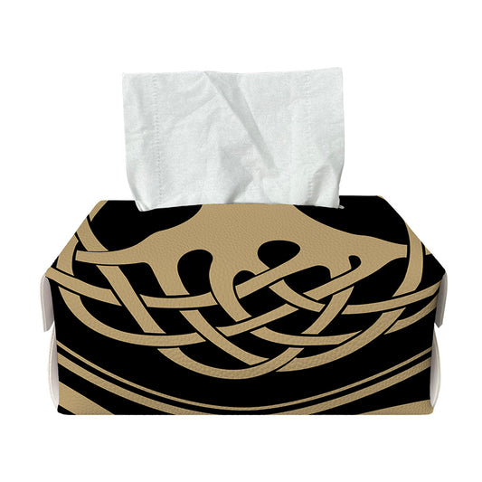 Viking Tree Of Life Print Rectangle Tissue Box Cover