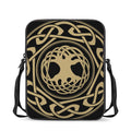 Viking Tree Of Life Print Rectangular Crossbody Bag