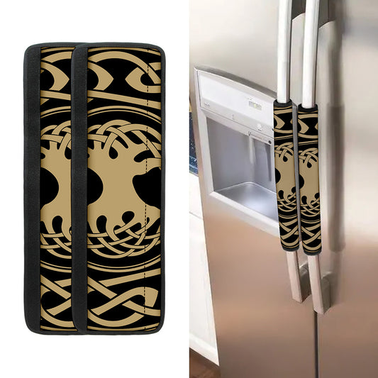 Viking Tree Of Life Print Refrigerator Handle Covers