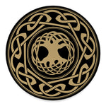 Viking Tree Of Life Print Round Floor Mat