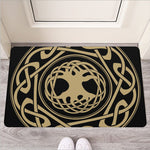Viking Tree Of Life Print Rubber Doormat