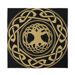 Viking Tree Of Life Print Silk Bandana