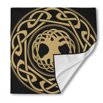 Viking Tree Of Life Print Silk Bandana