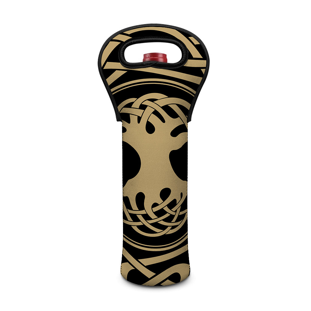 Viking Tree Of Life Print Single Neoprene Wine Tote