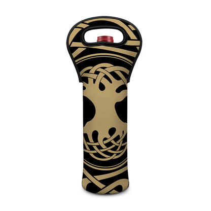 Viking Tree Of Life Print Single Neoprene Wine Tote