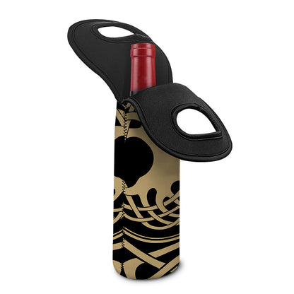 Viking Tree Of Life Print Single Neoprene Wine Tote