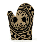 Viking Tree Of Life Print Single Oven Mitt