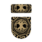 Viking Tree Of Life Print Toilet Lid And Tank Cover Set