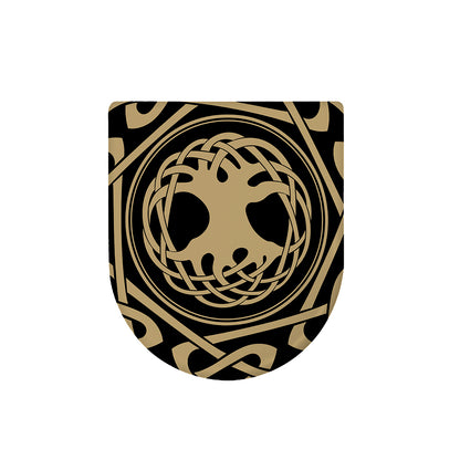 Viking Tree Of Life Print Toilet Lid Cover