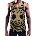 Viking Tree Of Life Print Men's Workout Tank Top