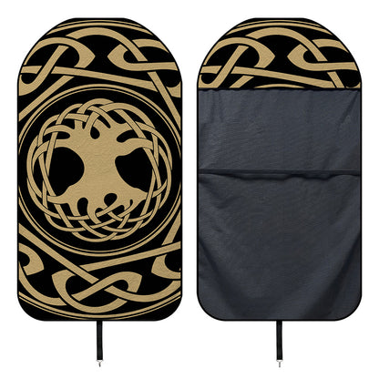 Viking Tree Of Life Print Waterproof Car Seat Cover