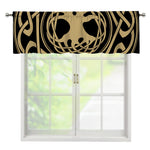 Viking Tree Of Life Print Window Valance