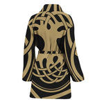 Viking Tree Of Life Print Women's Bathrobe