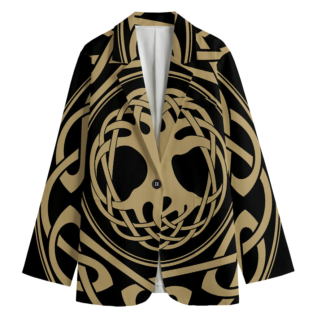 Viking Tree Of Life Print Women's Blazer