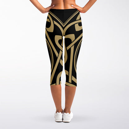 Viking Tree Of Life Print Women's Capri Leggings