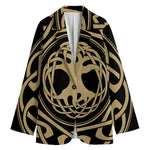 Viking Tree Of Life Print Women's Cotton Blazer