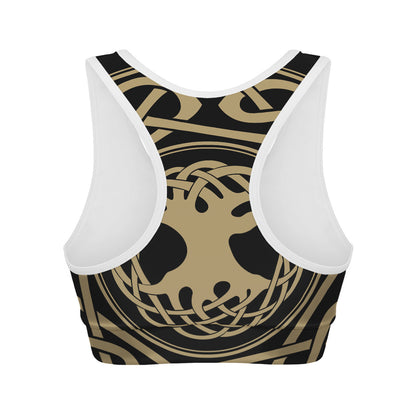 Viking Tree Of Life Print Women's Sports Bra