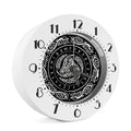 Viking Triple Horn Of Odin Print Alarm Clock