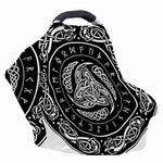 Viking Triple Horn Of Odin Print Baby Seat Cover