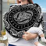 Viking Triple Horn Of Odin Print Baby Seat Cover
