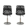 Viking Triple Horn Of Odin Print Bar Stool Covers