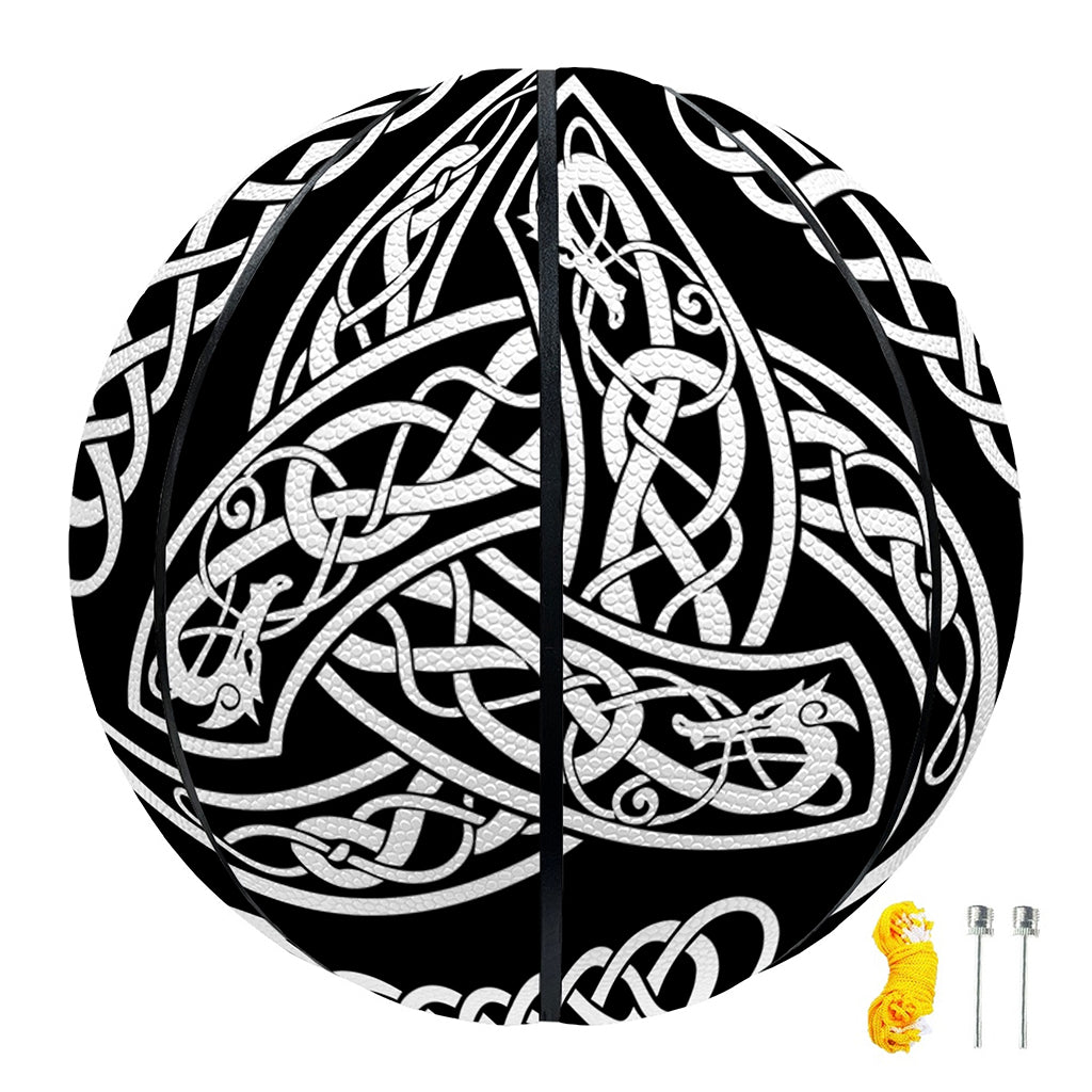 Viking Triple Horn Of Odin Print Basketball