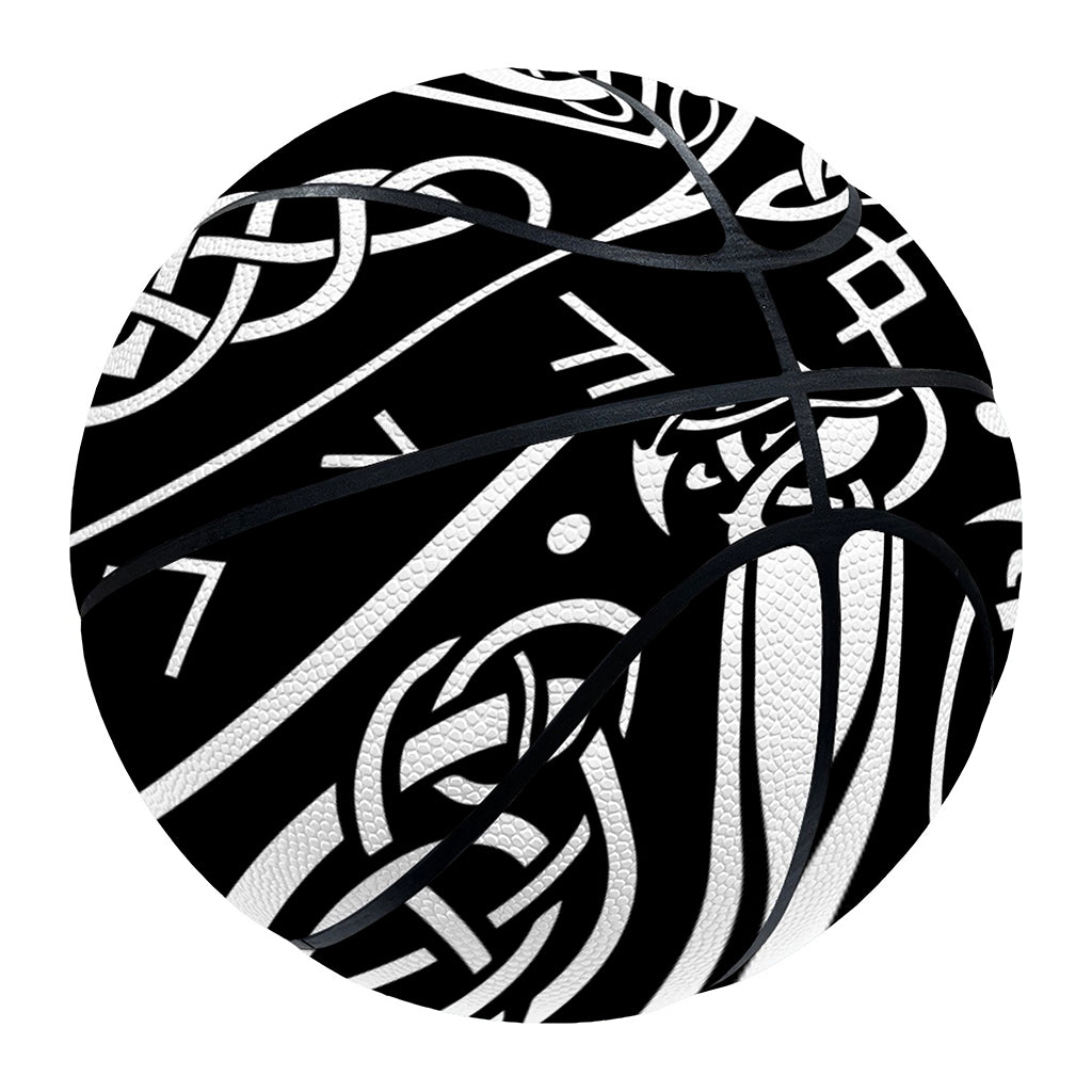Viking Triple Horn Of Odin Print Basketball
