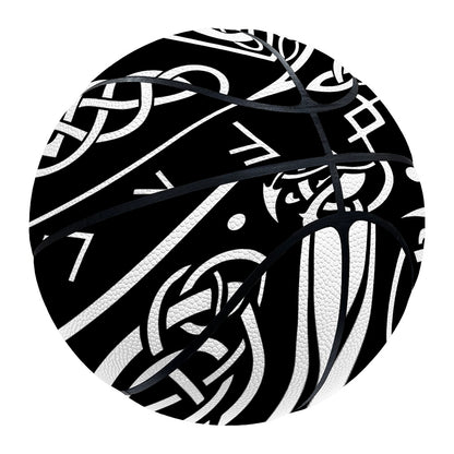 Viking Triple Horn Of Odin Print Basketball
