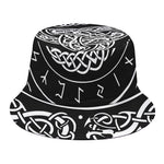 Viking Triple Horn Of Odin Print Bucket Hat