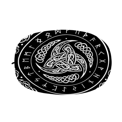 Viking Triple Horn Of Odin Print Car Side Mirror Covers