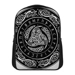 Viking Triple Horn Of Odin Print Casual Backpack