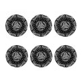 Viking Triple Horn Of Odin Print Coaster Set