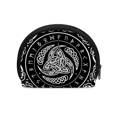 Viking Triple Horn Of Odin Print Coin Purse