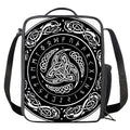 Viking Triple Horn Of Odin Print Crossbody Lunch Bag