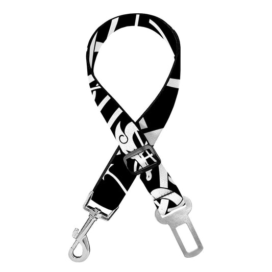 Viking Triple Horn Of Odin Print Dog Seat Belt