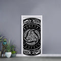 Viking Triple Horn Of Odin Print Door Sticker