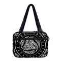 Viking Triple Horn Of Odin Print Double Strap Bible Bag