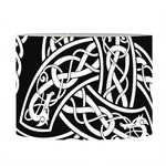 Viking Triple Horn Of Odin Print Drum Lamp Shade