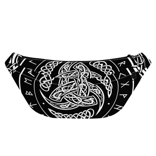Viking Triple Horn Of Odin Print Fanny Pack